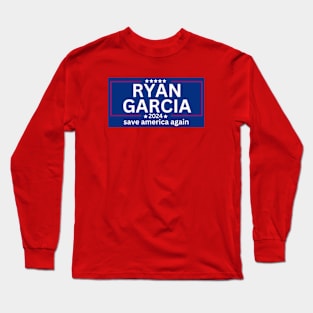 RYAN GARCIA For President trump 2024 Long Sleeve T-Shirt